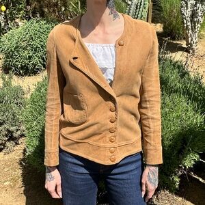 1930s Tan Leather Jacket